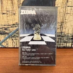 Zebra No Tellin' Lies Cassette 1984 Atlantic 80159-4 Hard Rock Vtg SEALED NEW